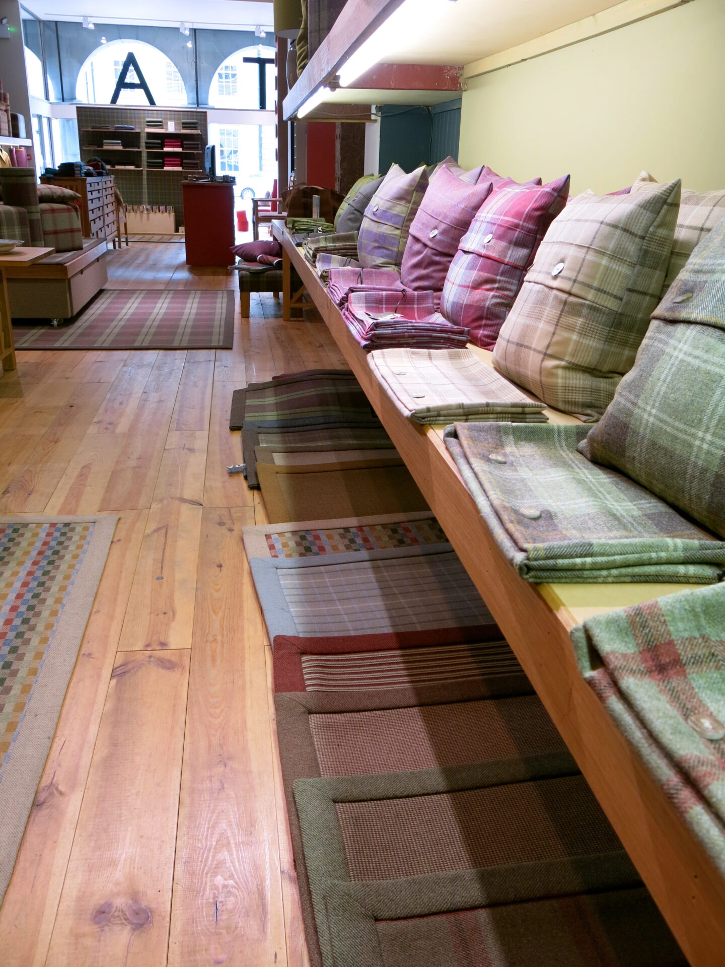 Eye on Design Edinburgh Mad for Plaid at ANTA Just One Suitcase